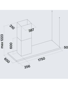 Okap Falmec Lumen NRS Isola 175 Lewy 2