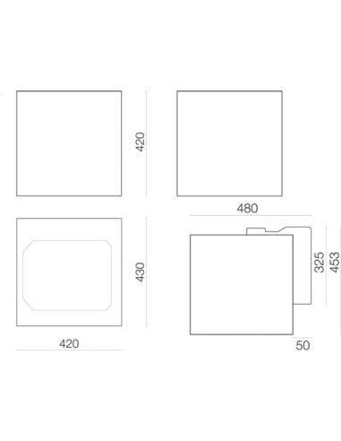Okap Falmec Rubik E.ion 42 biały