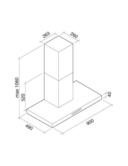 Okap Falmec Stream 90