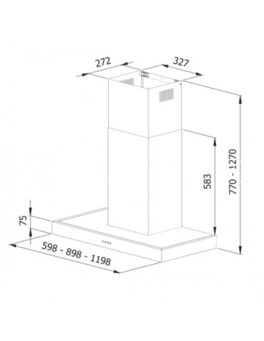 Okap Galvamet Neptune EVO 120/A