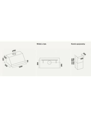 Okap Falmec Zeus Pro 120