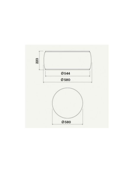 Okap Falmec Soffio Circle.Tech Isola 58 biały mat