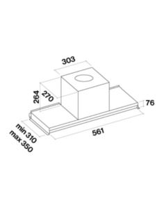 Okap Falmec Virgola Evo 60 inox 2