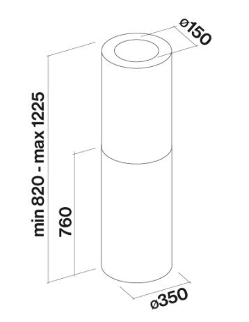 Okap Falmec Polar Isola X 35