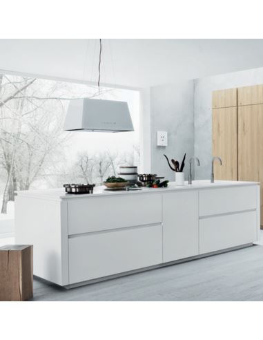 Okap Falmec Lumiere E.ion Isola 67 biały