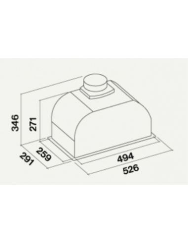 Okap Falmec Grupa Silnikowa Touch Vision 50