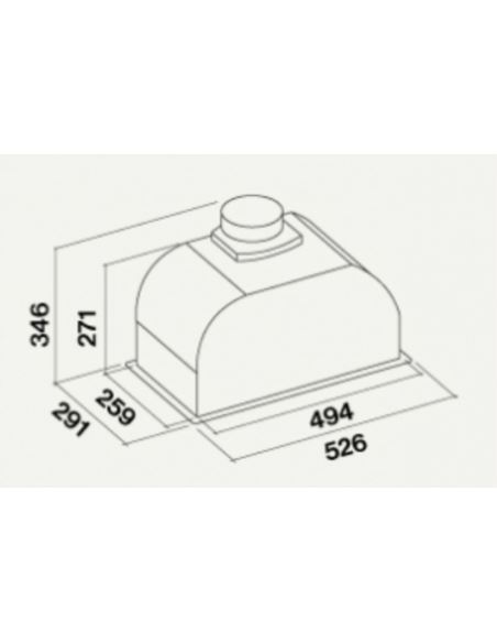 Okap Falmec Grupa Silnikowa Touch Vision 50