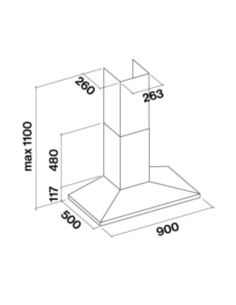 Okap Falmec Mizar 90 2