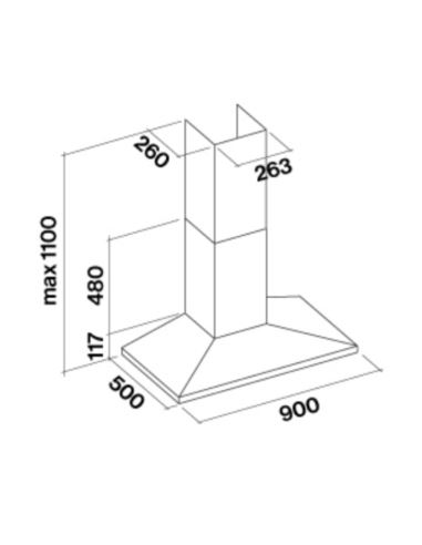 Okap Falmec Mizar 90