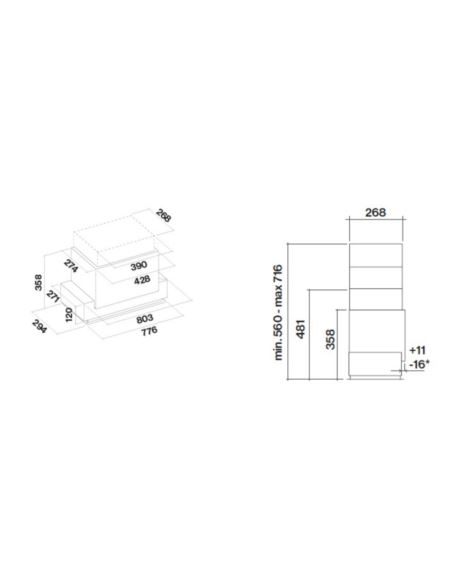 Okap Falmec Grupa Silnikowa 70 - 450 m3/h