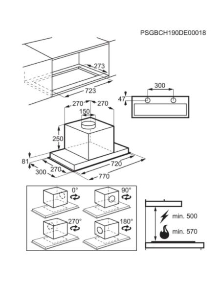 Okap Electrolux LFG719W