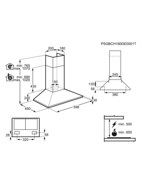 Okap Electrolux EFC226V