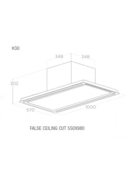 Okap Elica HILIGHT H30 IX/A/100