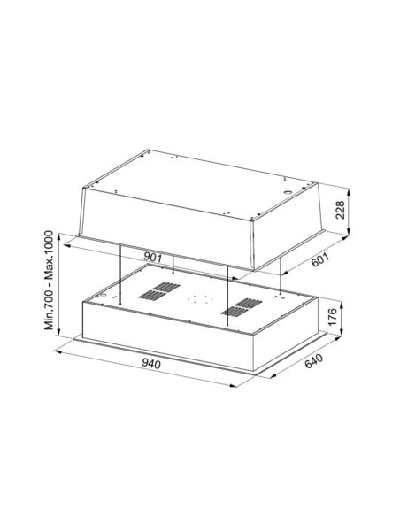 Okap Franke FCUD 904 C WH RF UD 110.0338.399