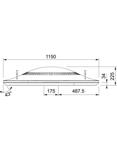 Okap Franke CLOUD 1106 WH