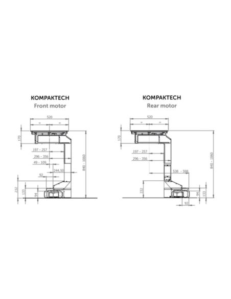 Płyta zin. z okapem Galvamet Kompaktech 90/A Black