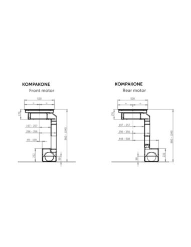 Płyta zint. z okap. Galvamet Kompakone 90/A Black