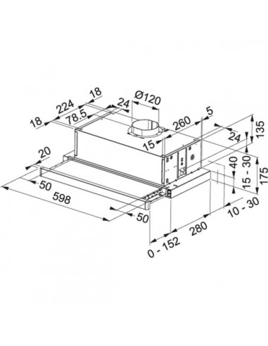 Okap Franke FTC 601 WH GL Białe Szkło