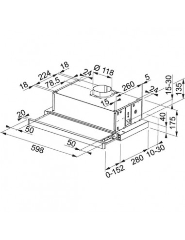 Okap Franke FTC 601 BK GL Czarne Szkło