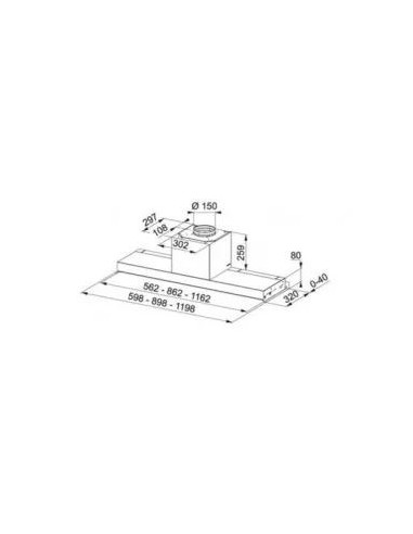 Okap Franke FSTPRO 608 X Stal