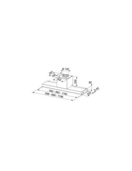 Okap Franke FSTPRO 608 X Stal