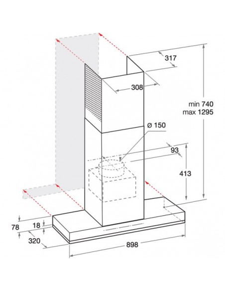 Okap Whirlpool WHSS90FTSK