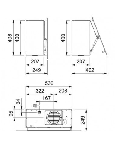 Okap Franke Maris Free 80 Czarne lustro