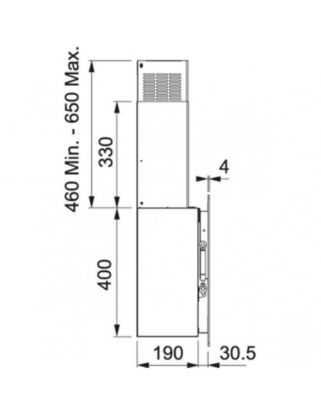 Okap Franke Maris Free 80 Czarne lustro