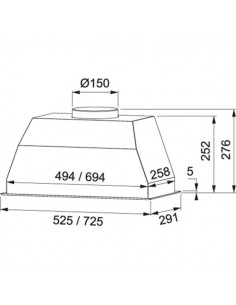 Okap Franke FBI 520 T Stal szlachetna 2