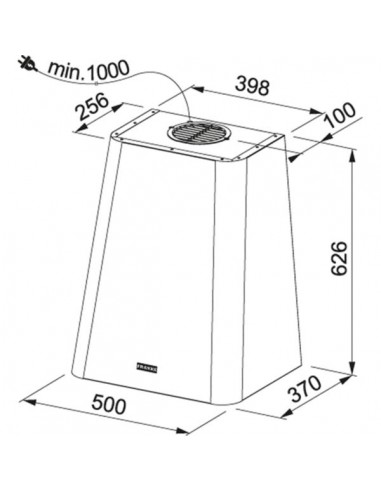 Okap Franke FSMD 508 GY Szary mat