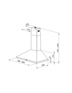 Okap Galvamet Mercury EVO 60/A INOX 2