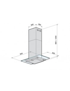 Okap Galvamet Fantasy 90/A Inox 2