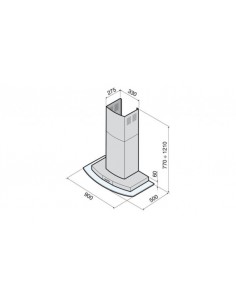 Okap Galvamet Outlook 90/A Inox 2