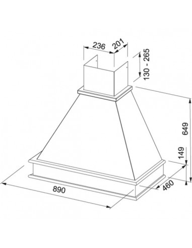 Okap Franke FCL 90 A2 EGC Biały