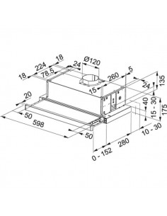 Okap Franke FTC 632L GR/XS Stal 2