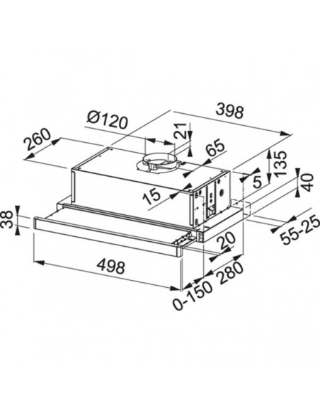 Okap Franke FTC 532L GR/XS Stal szlachetna
