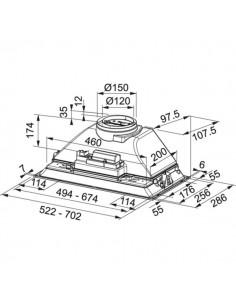 Okap Franke FBI 706 XS HCS Stal szlachetna 2