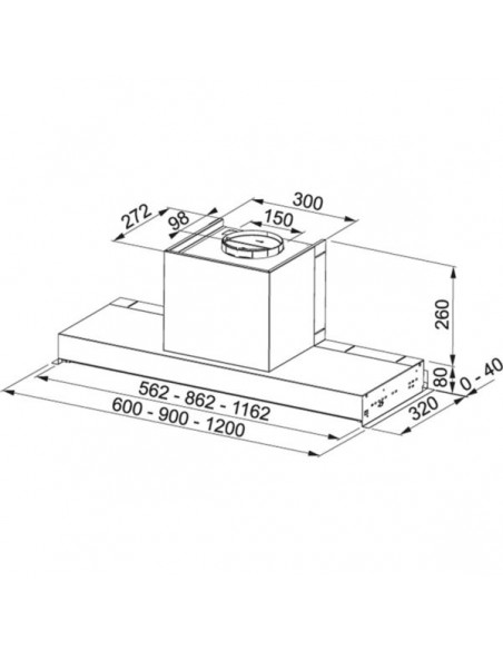 Okap Franke FST PLUS 1208 X Stal szlachetna