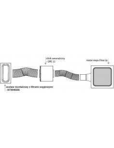 Zestaw do instalacji pochłaniacza Elica UP