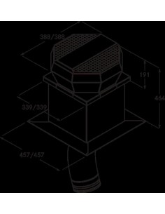 Wentylator na dach płaski BORA ULF 2
