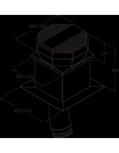 Wentylator na dach płaski BORA ULF