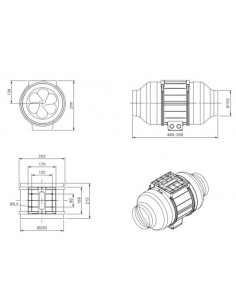 Wentylator rurowy EC BORA ULI 2