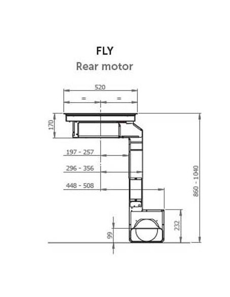 Płyta zintegrowana z okap. Galvamet Fly 90/A Black