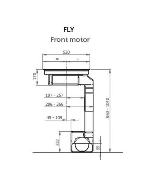 Płyta zintegrowana z okap. Galvamet Fly 90/A Black