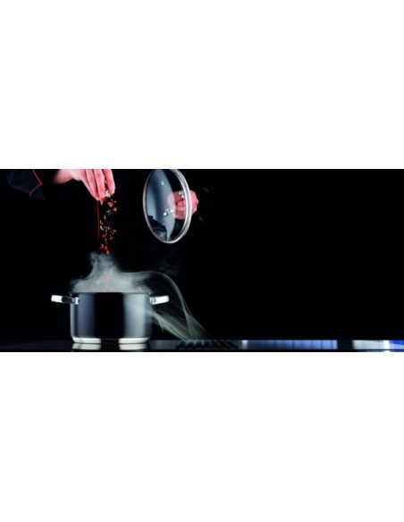 Płyta zintegr. z okapem Galvamet Quick 90/A Black