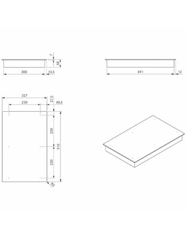 Zestaw (CKA2AB, 2xCKFI, UESDFSL) BORA CKA2FIAB