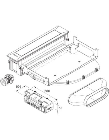 Okap blatowy BORA PKA3